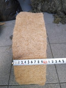 Джут ширина 10 см * длина рулона 20 м (толщина полотна 10 мм)