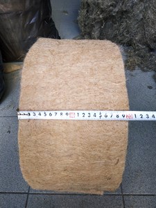 Джут шир. 20 см * длина рул. 10 м (толщина полотна 12 мм)